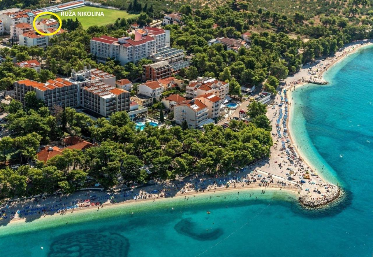 Ruza&Nikolina "1" Apartmani - Baška Voda Kültér fotó
