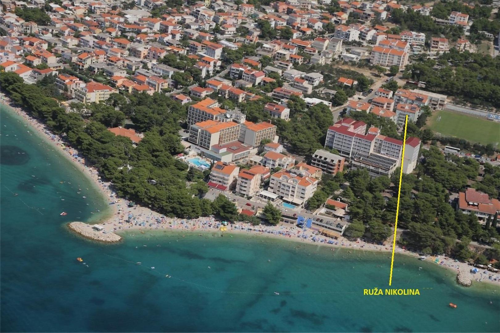 Ruza&Nikolina "1" Apartmani - Baška Voda Kültér fotó